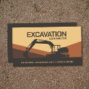 Recherche de terrassement cartes visite Entrepreneur