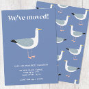 Recherche de mouettes invitations Nous avons déménagé
