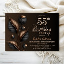 Recherche de 55 anniversaire invitations Élégant