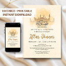 Recherche de mosquée invitations Silhouette de mosquée