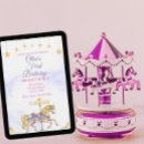 Recherche de de carrousel anniversaire invitations Enfants