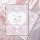 Recherche de rose et gris invitations Floral