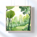 Zoek naar groene posters Landschap