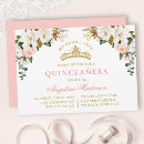 Recherche de partie de couronne de princesse invitations Quinceanera