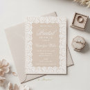 Recherche de napperons invitations Bride
