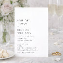 Recherche de vintage de style mariage invitations Noir et blanc
