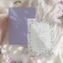 Recherche de purple bridal shower invitations L'amour est en fleur