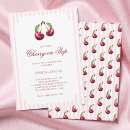Recherche de rouge cerise invitations Mignon