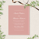 Recherche de rose poudre invitations Couple