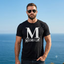 Recherche de lettre initiale tshirts Moderne