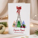 Recherche de tour eiffel noël cartes De de paris