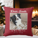 Recherche de père noël drôle coussins Rouge