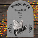 Recherche de côté en noir invitations Gris