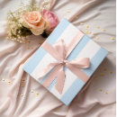 Recherche de emballage rayé bleu blanc papier cadeau Classique