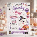 Recherche de spooky one invitations Fête d'anniversaire d'halloween