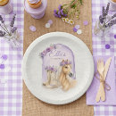 Recherche de anniversaire de fille assiettes en papier Aquarelle
