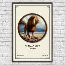 Zoek naar leeuwen manen posters Kat
