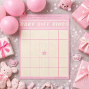 Recherche de jeu de baby shower blocsnotes Bingo