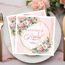 Recherche de rose clair serviettes Bride