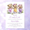 Recherche de pois jaune invitations Bébé fille