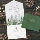 Zoek naar pine tree wedding uitnodigingen Pijnboomboom