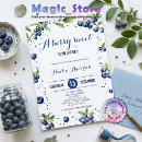 Recherche de blueberry baby shower invitations Marché des agriculteurs