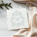 Recherche de logo mariage serviettes Bleu poussiéreux