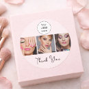 Recherche de poudre noire autocollants Photo maquillage entreprise merci