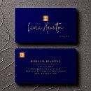 Recherche de marine bleu or cartes visite Professionnel