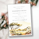 Recherche de couleurs terreuses invitations Aquarelle