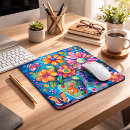 Recherche de fleurs colorées tapis souris Pour tous