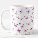 Recherche de papillon violet tasses Féminin