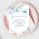 Recherche de motif papillon invitations Quinceañera