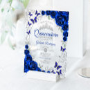 Recherche de bleu royal et argent invitations Pour elle