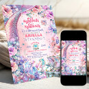 Recherche de la petite sirène invitations Girl