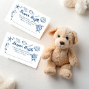 Recherche de coquillages bleus invitations Mother to be