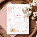Recherche de une partie de baptême invitations Baby girl