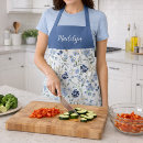 Recherche de fleurs bleues tabliers Motif floral chic