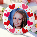 Recherche de rose rouge simple badges Anniversaire