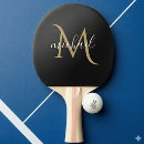 Recherche de monogramme raquettes ping pong Noir