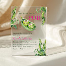 Recherche de pois dans une cosse invitations Vert