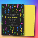Recherche de des années 80 invitations Néon