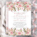 Recherche de florale baby shower fille invitations Pour elle