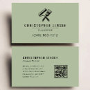 Recherche de peinture verte cartes visite Customer