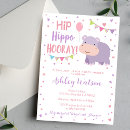 Recherche de hippopotame invitations Pour elle