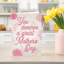 Recherche de belles fleurs vœux cartes Mother