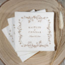 Recherche de vintage mariage serviettes Floral