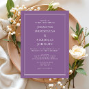 Recherche de lilas invitations Minimaliste