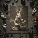 Recherche de pâques vintages cartes postales Lapin