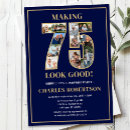 Recherche de de 75 ans invitations Typographie
